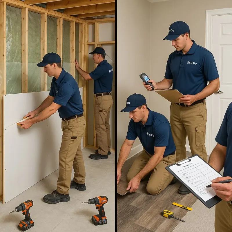Repairs and Reconstruction process in Milton, NY